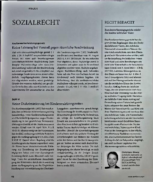 Vorschauseite 1: Sozialrecht