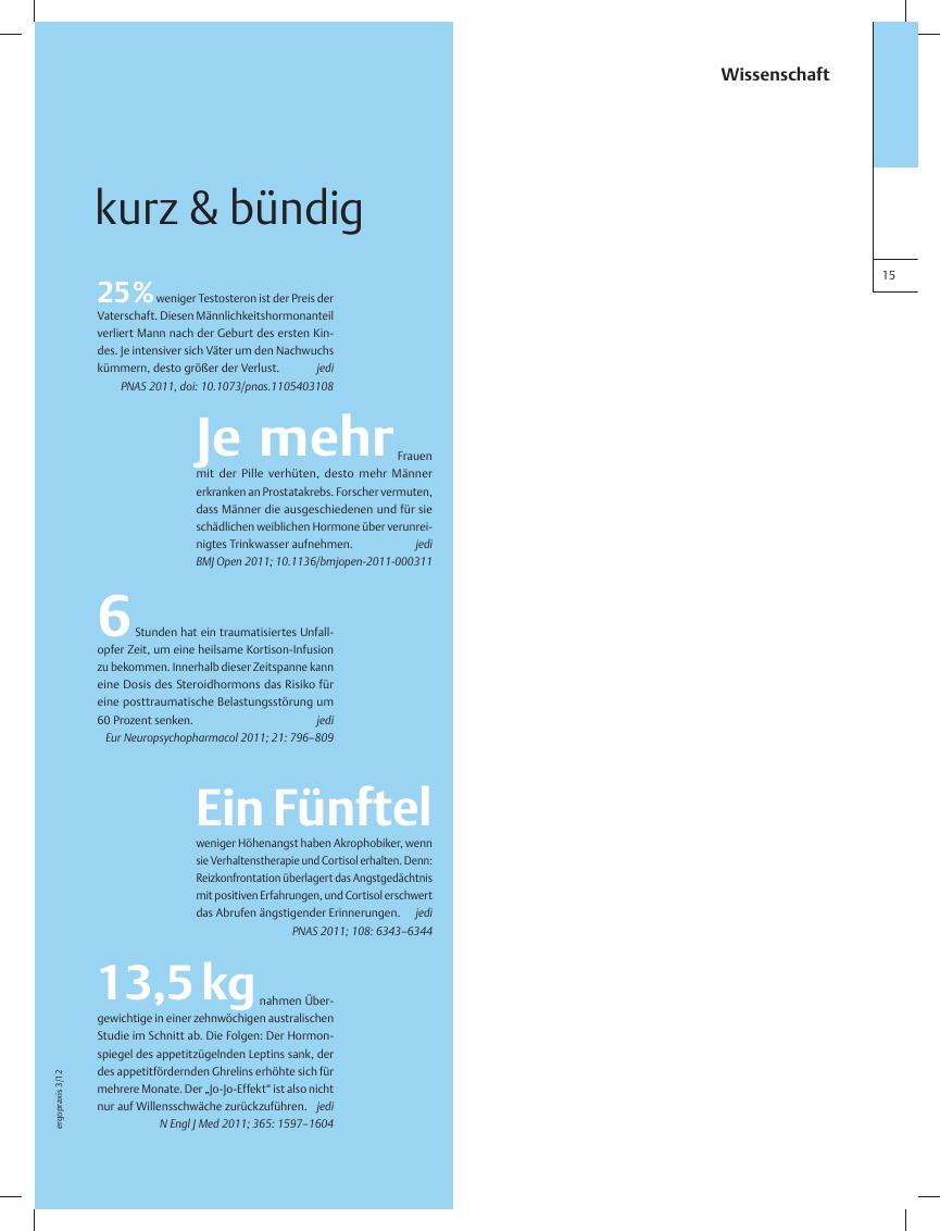 Vorschauseite 1: kurz & bündig