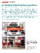 Vorschauseite 1: 12-Stunden-Schicht im Rettungsdienst Unterwegs mit einer Notärztin der Berliner Feuerwehr