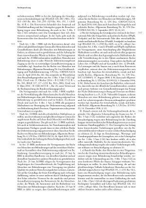 Vorschauseite 3: Staatliche Schutzpflicht und Verbot der Diskriminierung wegen Behinderung bei Zuteilung knapper, überlebenswichtiger intensivmedizinischer Ressourcen