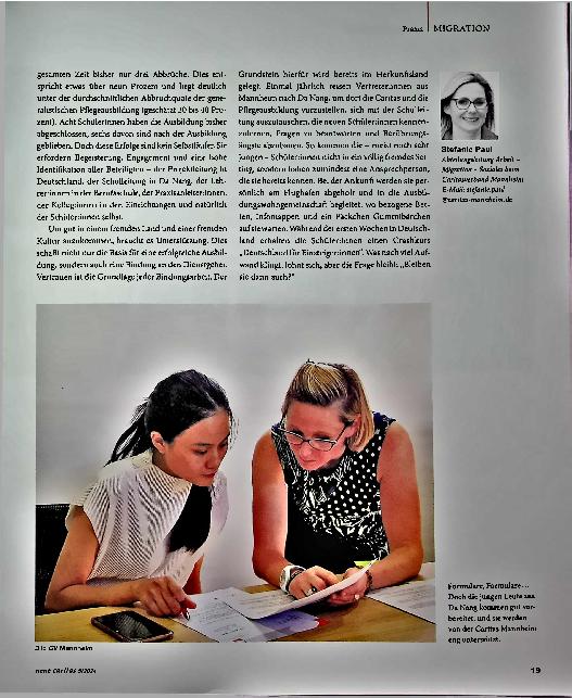 Vorschauseite 2: Pflegeschüler aus Vietnam: Was tun, damit sie kommen und bleiben?