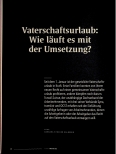 Vorschauseite 1: Vaterschaftsurlaub: Wie läuft es mit der Umsetzung?