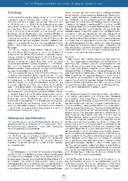 Vorschauseite 2: Einwandfreier Prozessfluss in der Patient*innenaufnahme einer psychiatrischen Klinik. Ein Projekt zur Verbesserung des Patient*innenflusses mittels Wertstromdesign.