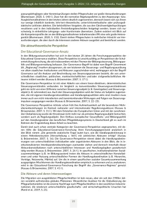 Vorschauseite 3: Bildungsmaßnahmen zur Anerkennung internationaler Pflegeabschlüsse an Pflegeschulen Eine akteurtheoretische und empirische Analyse zu den Voraussetzungen und Herausforderungen ein…