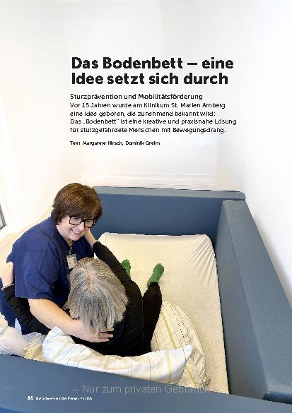 Vorschauseite 1: Das Bodenbett – eine Idee setzt sich durch