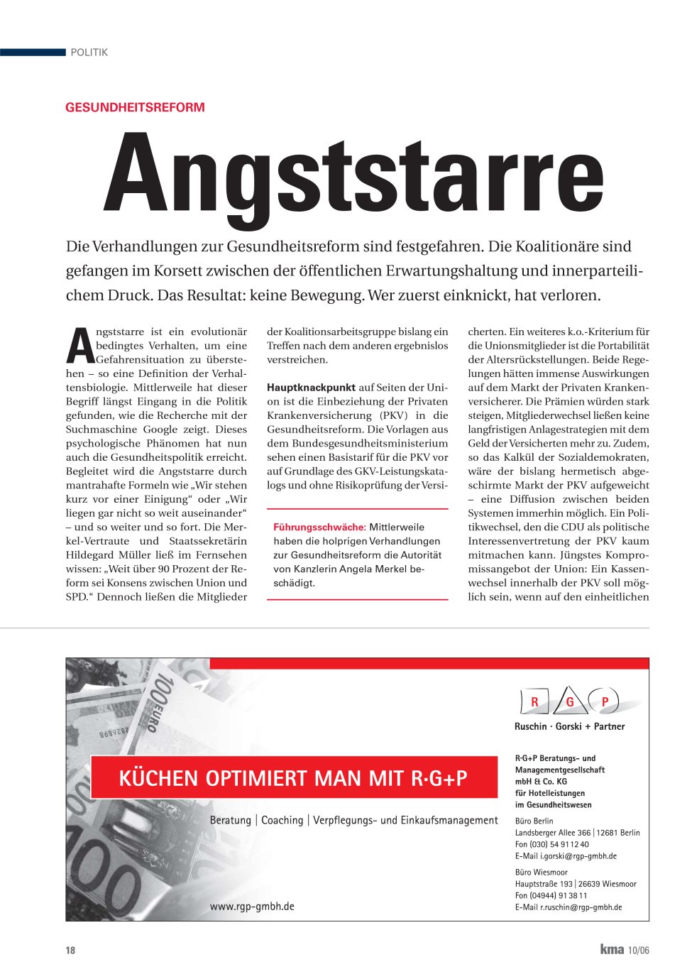 Vorschauseite 1: Angststarre
