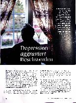 Vorschauseite 1: Depression aggraviert Beschwerden