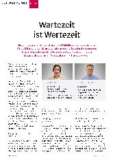 Vorschauseite 1: Wartezeit ist Wartezeit