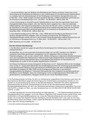 Vorschauseite 2: Nochmals zur Patientenverfügung – §§ 1827 Abs. 1, 1832 Abs. 1 und 2