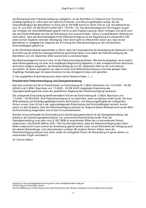 Vorschauseite 4: Nochmals zur Patientenverfügung – §§ 1827 Abs. 1, 1832 Abs. 1 und 2