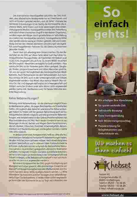 Vorschauseite 3: Homöopathie ohne Nebenwirkung?