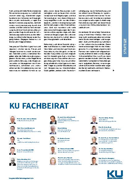 Vorschauseite 2: Konsolidierung der Gesundheitsmärkte Was zu tun ist