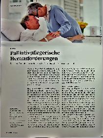 Vorschauseite 1: Palliativpflegerische Herausforderungen