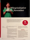 Vorschauseite 1: Ja zur Pflegeinitiative am 28. November