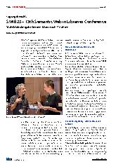Vorschauseite 1: Tagungsbericht: SWIB23 – 15th Semantic Web in Libraries Conference Staffelstabübergabe bei den Chairs nach 15 Jahren