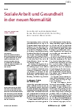 Vorschauseite 1: Soziale Arbeit und Gesundheit in der neuen Normalität