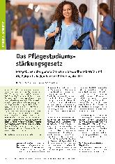 Vorschauseite 1: Das Pflegestudienstärkungsgesetz