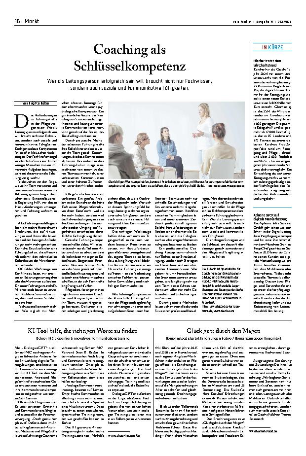 Vorschauseite 1: Coaching als Schlüsselkompetenz