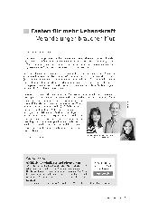 Vorschauseite 1: Fasting for more vitality - Changes require courage