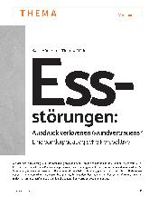 Vorschauseite 2: Essstörungen: Ausdruck verlorenen Grundvertrauens? Eine sonderpädagogische Perspektive