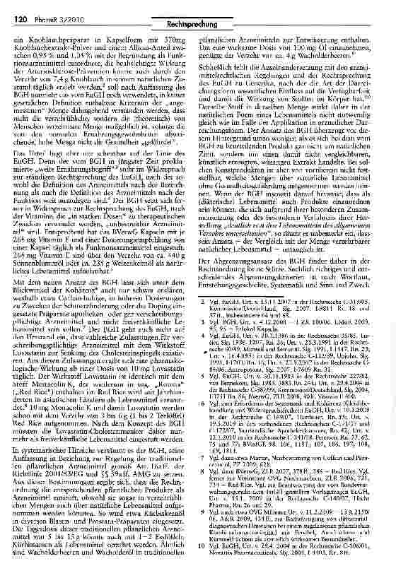 Vorschauseite 4: Abgrenzung Arzneimittel/Lebensmittel (Zimt-Präparate)