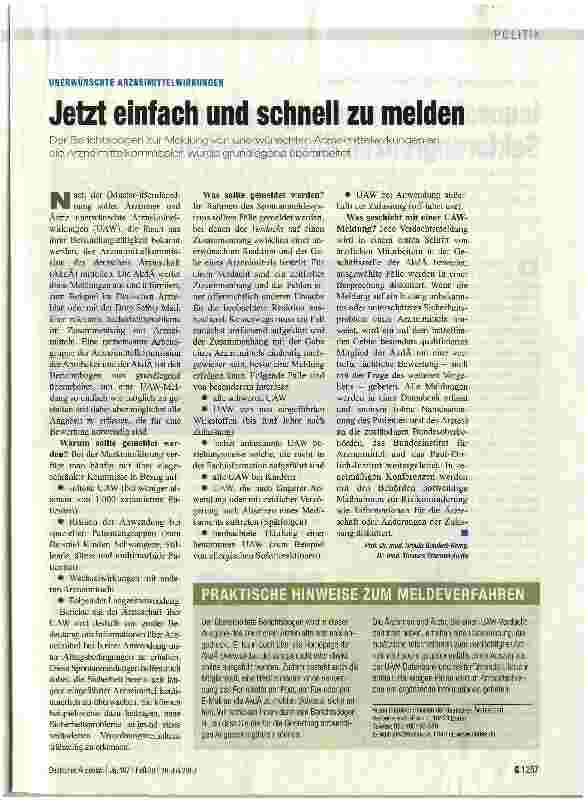 Vorschauseite 1: Jetzt einfach und schnell zu melden