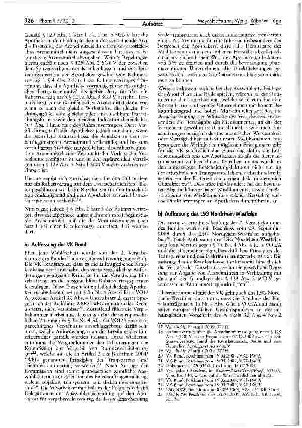 Vorschauseite 3: Rabattverträge mit mehreren pharmazeutischen Unternehmen -Wettbewerbsprinzip und sozialrechtliche Notwendigkeiten
