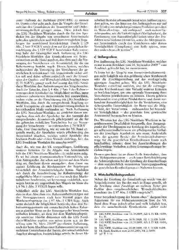 Vorschauseite 4: Rabattverträge mit mehreren pharmazeutischen Unternehmen -Wettbewerbsprinzip und sozialrechtliche Notwendigkeiten