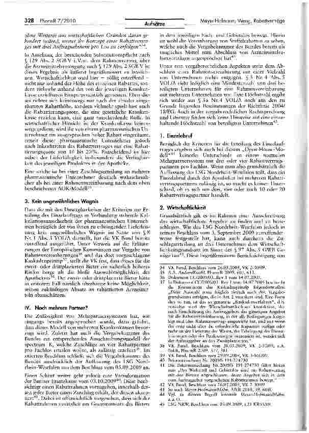 Vorschauseite 5: Rabattverträge mit mehreren pharmazeutischen Unternehmen -Wettbewerbsprinzip und sozialrechtliche Notwendigkeiten