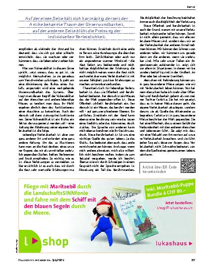 Vorschauseite 2: Von der Verletzbarkeit