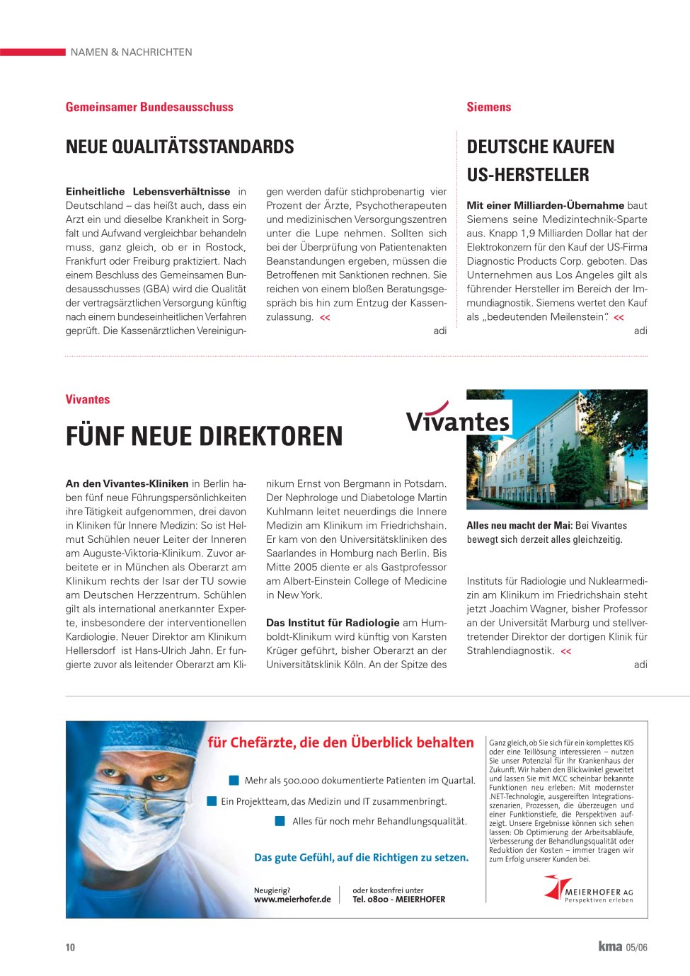 Vorschauseite 1: Deutsche kaufen US-Hersteller