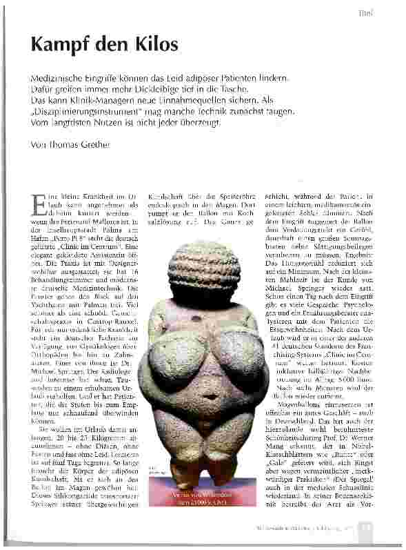 Vorschauseite 1: Kampf den Kilos