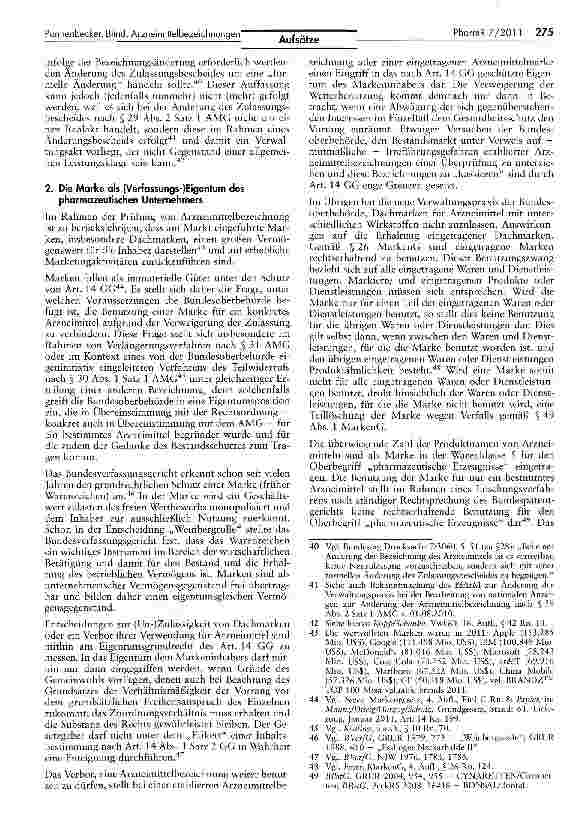 Vorschauseite 4: Eingriffsbefugnisse der Bundesoberbehörden bei Arzneimittelbezeichnungen