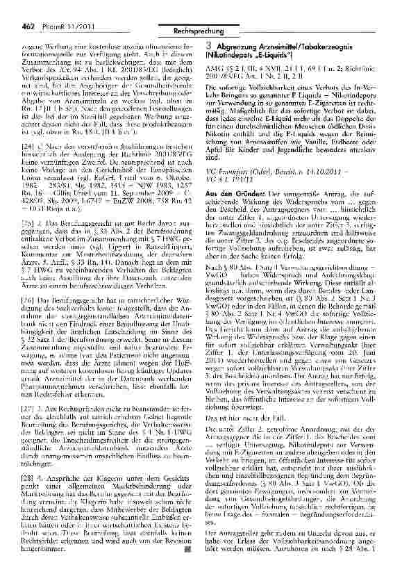 Vorschauseite 4: Vorgaben für werbefinanzierte Datenbanken 33 II UWG §§ 3, 4 Nr. 11; HWG §711; Berufsordnung für die bayerischen Arzte