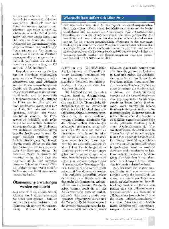 Vorschauseite 2: Im Labyrinth der Hochschulbildung