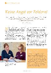 Vorschauseite 1: Keine Angst vor Fehlern!