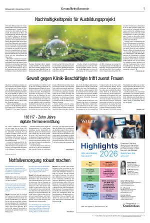 Vorschauseite 4: Gesundheitspolitik
