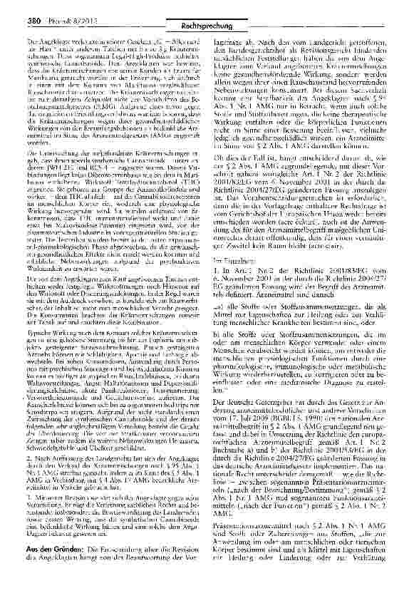 Vorschauseite 2: Rechtliche Einordnung Neuer Psychoaktiver Substanzen