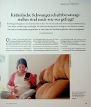 Vorschauseite 1: Katholische Schwangerschaftsberatungsstellen sind nach wie vor gefragt!