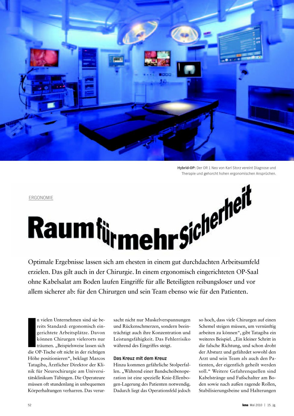 Vorschauseite 1: Raum für mehr Sicherheit