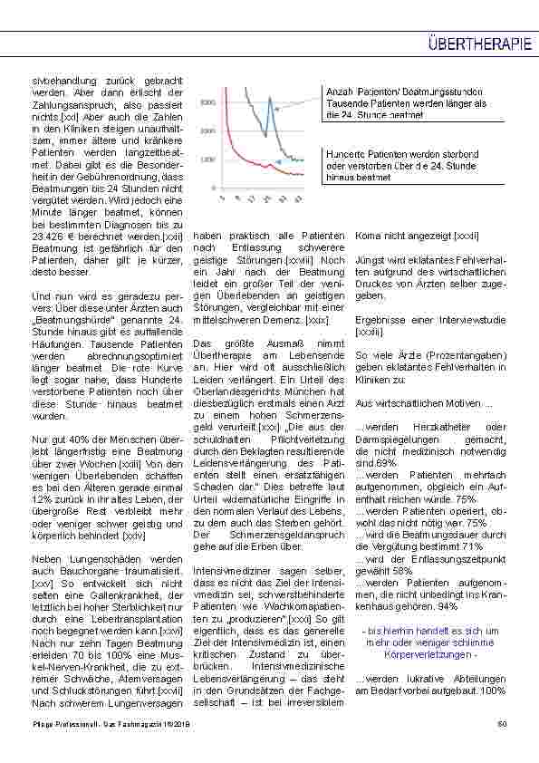 Vorschauseite 4: Übertherapie in der Intensivmedizin: Das Medizinproblem dieses Jahrhunderts