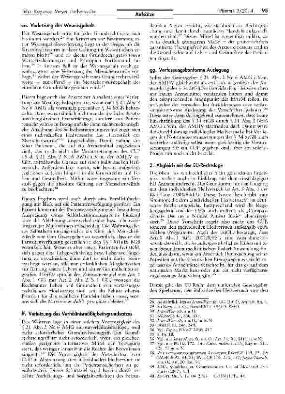 Vorschauseite 5: Die strafrechtliche Rechtfertigung individueller Heilversuche und das Verhältnis von § 34 StGB zu § 21 Abs. 2 Nr. 6 AMG