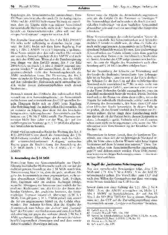 Vorschauseite 6: Die strafrechtliche Rechtfertigung individueller Heilversuche und das Verhältnis von § 34 StGB zu § 21 Abs. 2 Nr. 6 AMG