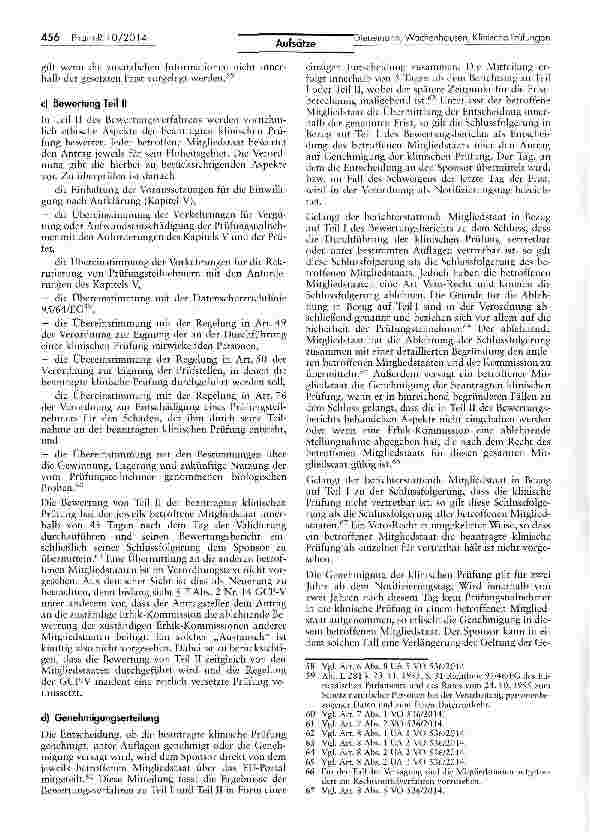 Vorschauseite 5: Alles neu, macht die EU - Die Verordnung über klinische Prüfungen und ihre Auswirkungen auf das deutsche Recht