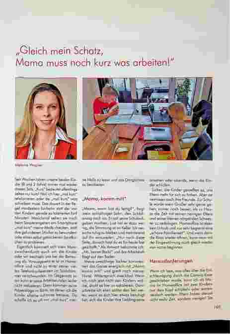 Vorschauseite 1: Gleich mein Schatz, Mama muss noch kurz etwas arbeiten!"