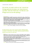 Vorschauseite 1: Verstehen entsteht während der Interaktion. Videographische Analyse von Interaktionsdynamiken zwischen Personen mit Demenz und Pflegenden bei der Mundpflege.