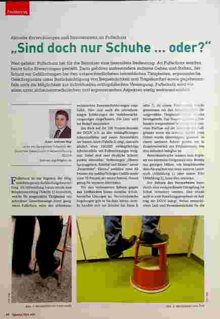 Vorschauseite 1: Aktuelle Entwicklungen und Innovationen im Fußschutz „Sind doch nur Schuhe ... oder?"