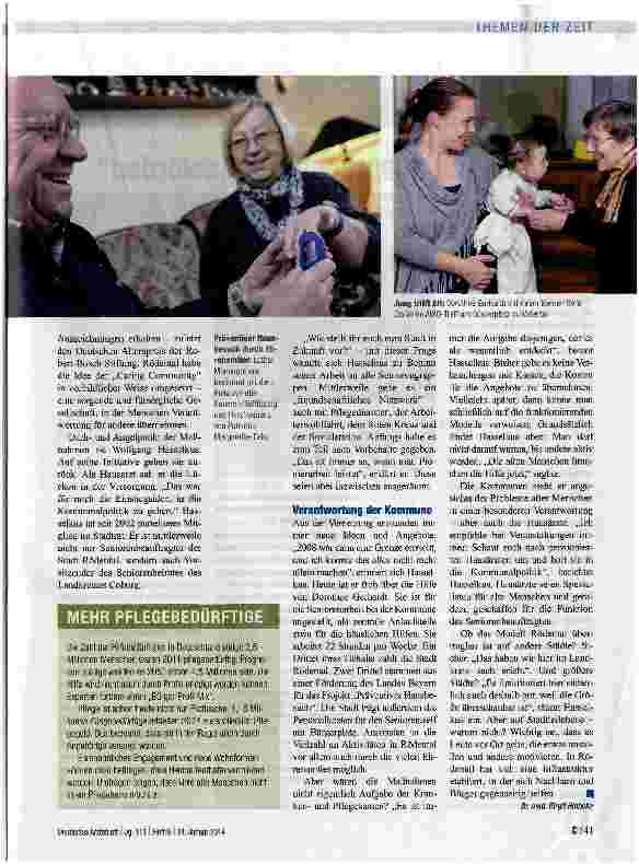 Vorschauseite 4: Nachbarn helfen Nachbarn