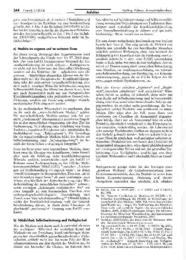 Vorschauseite 3: Nützlichkeit oder Gesundheitsförderung als Arzneimittelmerkmal?