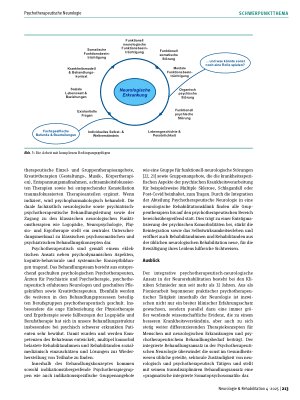 Vorschauseite 5: Psychotherapeutische Neurologie – ein integrierendes psychotherapeutisches Behandlungskonzept in der Neurorehabilitation